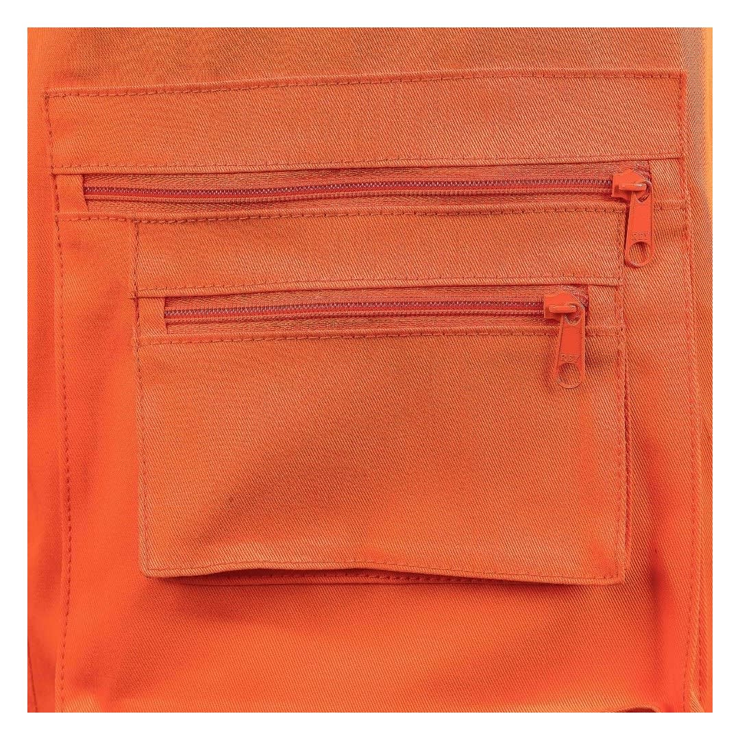 CHALECO DE TRABAJO DRILL INDUSTRIAL MULTIBOLSILLOS NARANJA TALLA L WERKEN2