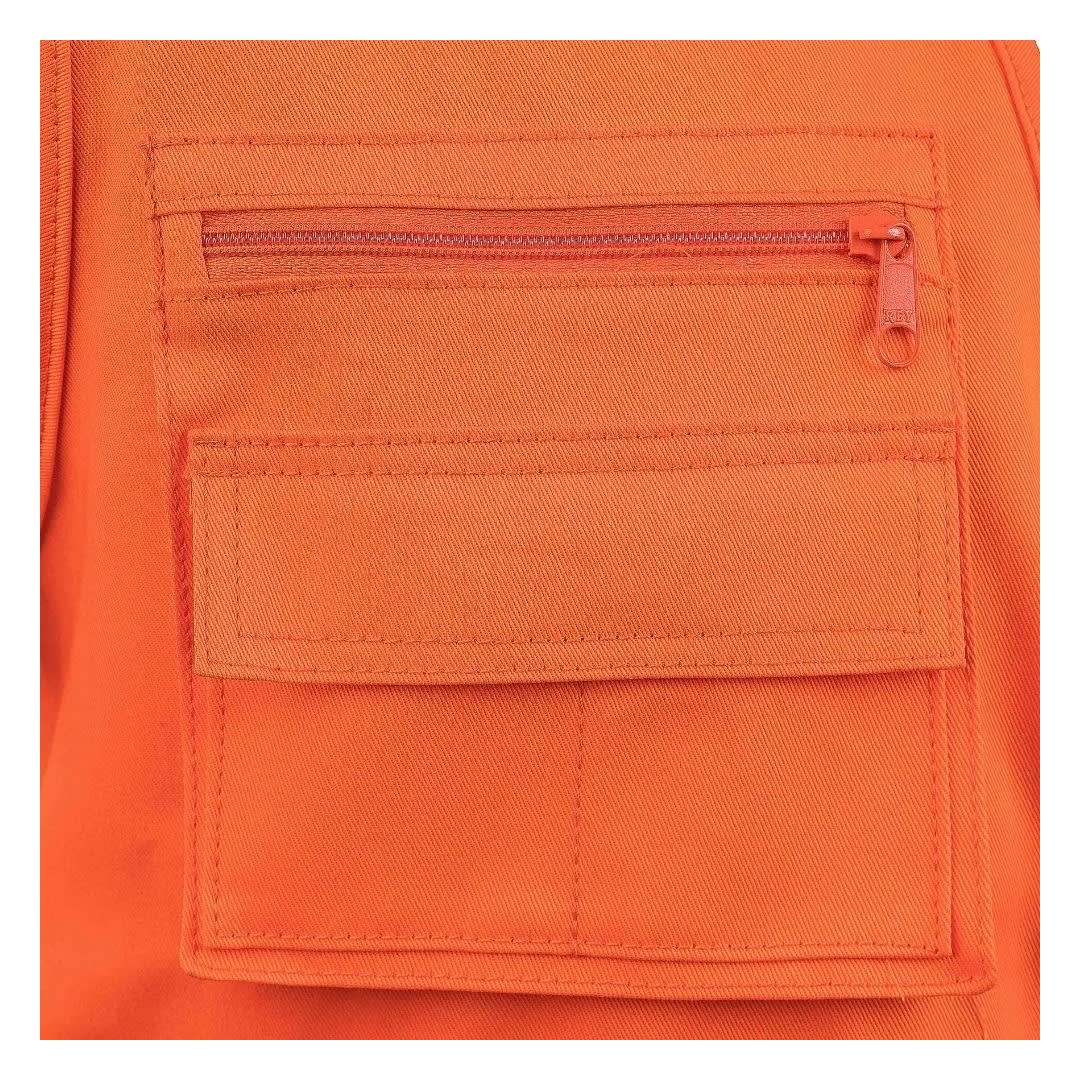 CHALECO DE TRABAJO DRILL INDUSTRIAL MULTIBOLSILLOS NARANJA TALLA L WERKEN3