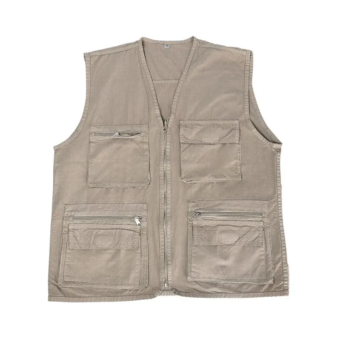CHALECO DE TRABAJO PAPER TOUCH BEIGE TALLA L WERKEN3