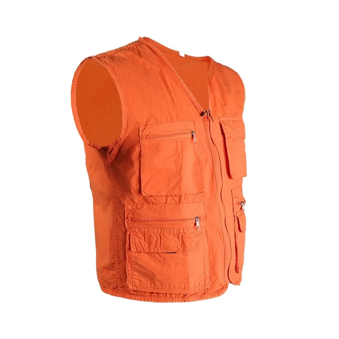 CHALECO DE TRABAJO LIGERO PAPER TOUCH NARANJA TALLA M WERKEN8