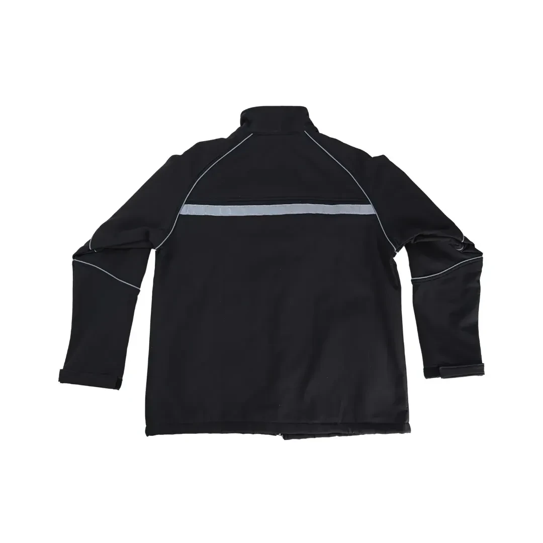 CASACA DE TRABAJO DRILL SOFTSHELL REFLECTIVA TALLA L NEGRO WERKEN2