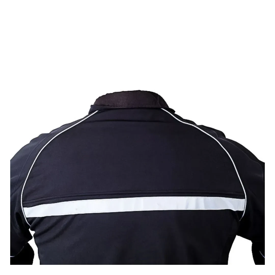 CASACA DE TRABAJO DRILL SOFTSHELL REFLECTIVA TALLA L NEGRO WERKEN3
