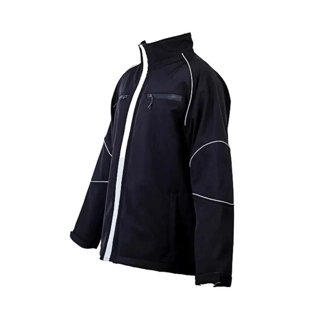 CASACA DE TRABAJO DRILL SOFTSHELL REFLECTIVA TALLA L NEGRO WERKEN7