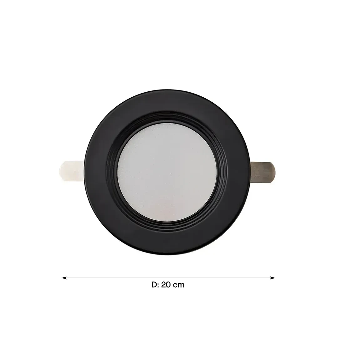 SPOT LED CAJA OCTOGONAL 9W 11CM 3CCT NEGRO ORANGE2