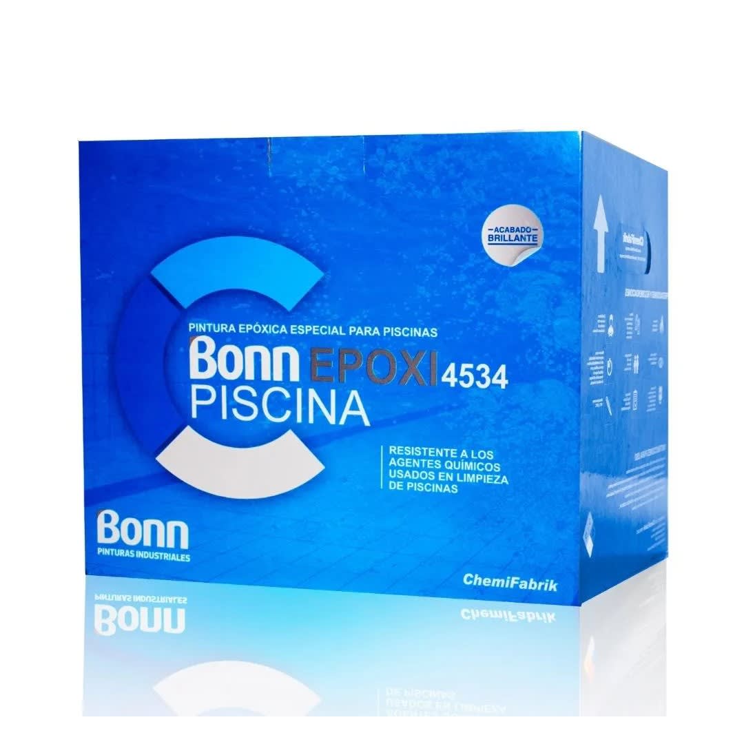 PINTURA EPOXICA ESPECIAL PARA PISCINAS BONN CELESTE ACABADO BRILLANTE BONN1