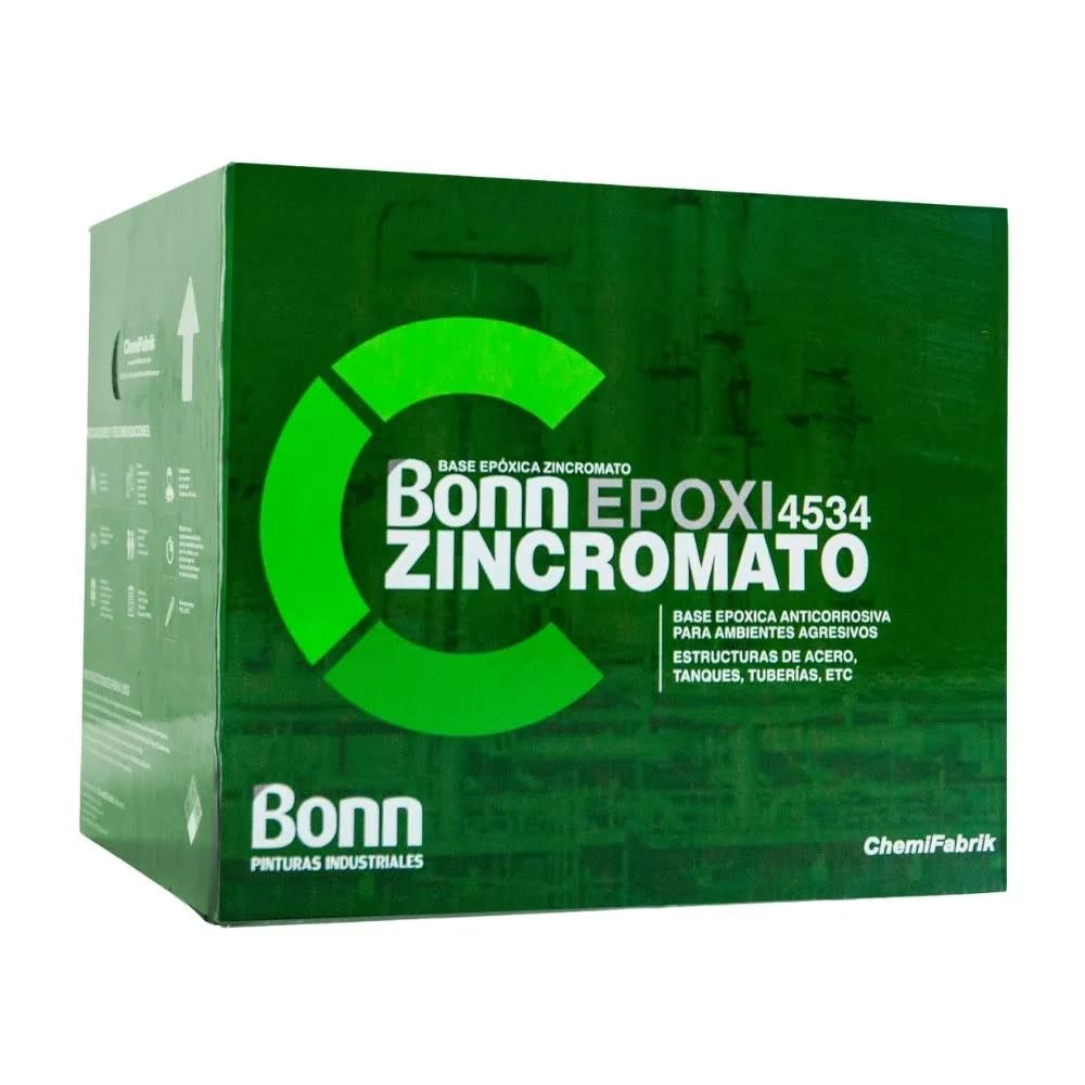 ESMALTE EPOXICO BASE ZINCROMATO BONN VERDE INDUSTRIAL BONN