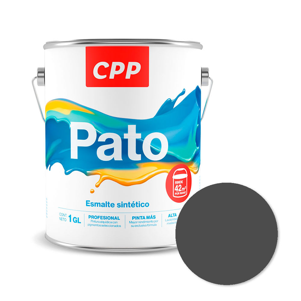 ESMALTE PATO GRIS OSCURO 1 GALON CPP1