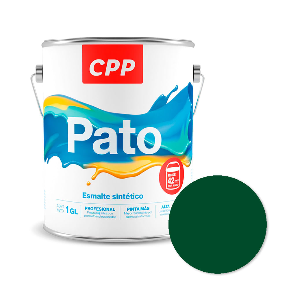 ESMALTE VERDE CROMO 1 GALON CPP