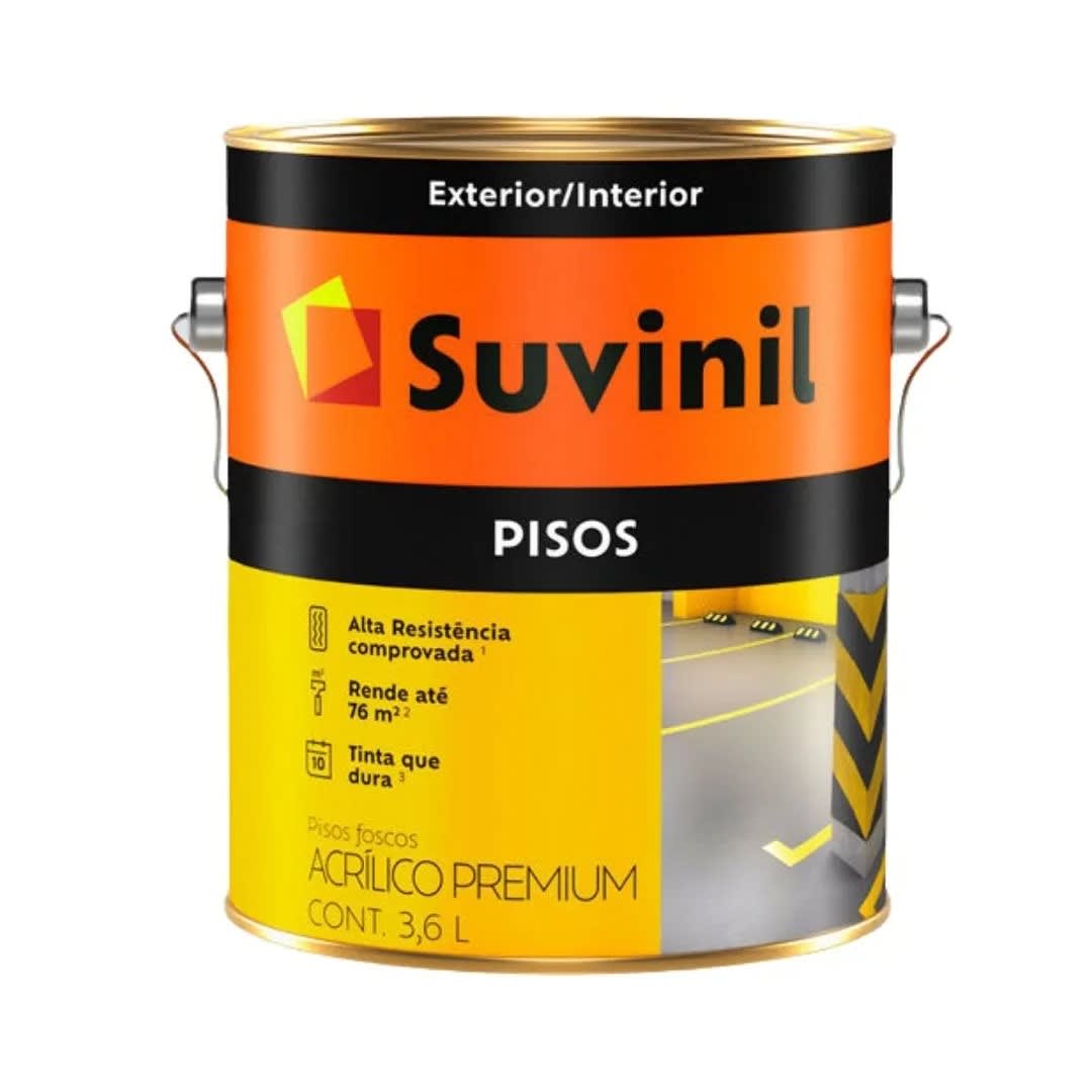 PINTURA PARA PISOS VERDE 3.6 LITROS SUVINIL