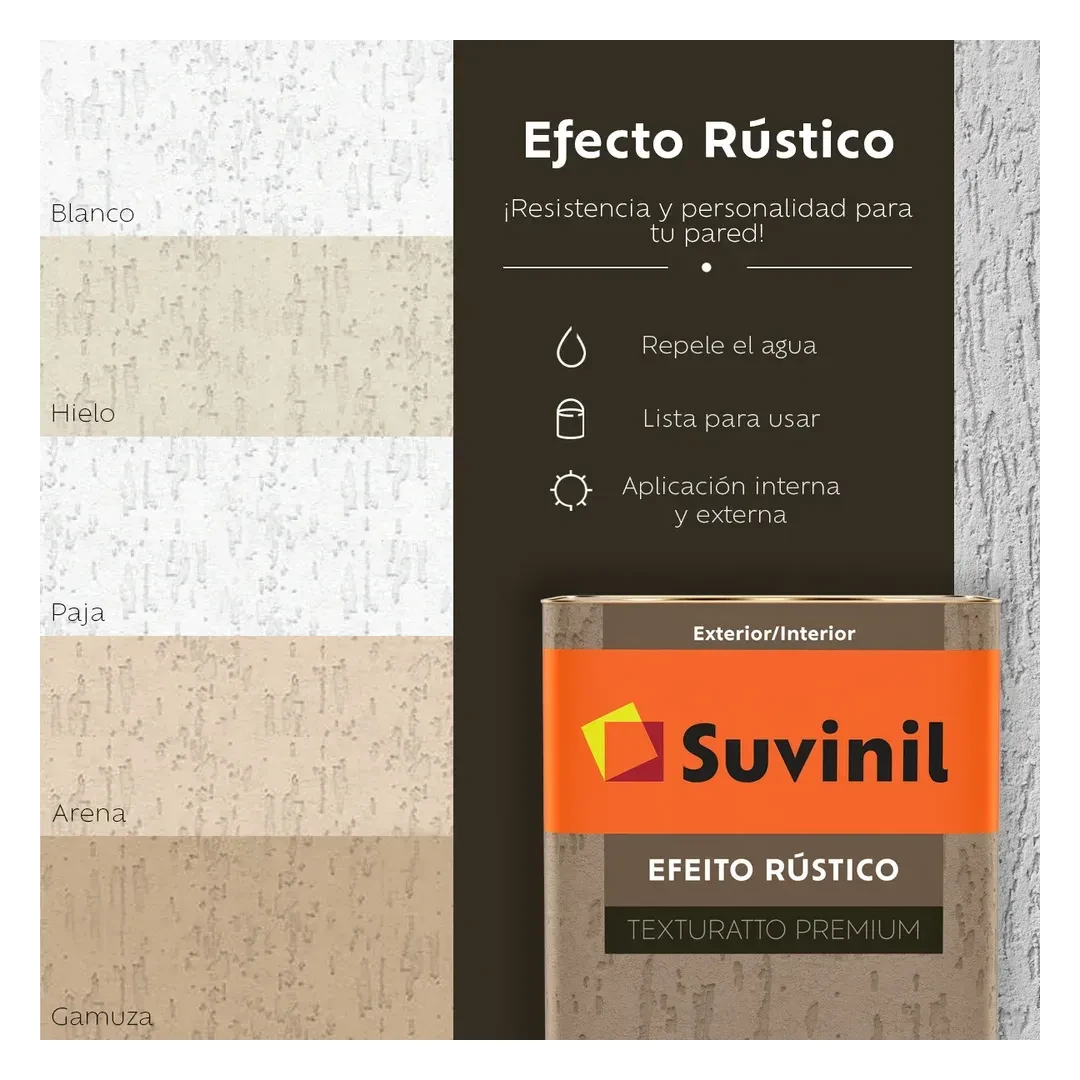 PINTURA TEXTURADO EFECTO RUSTICO PAJA 26KG SUVINIL4