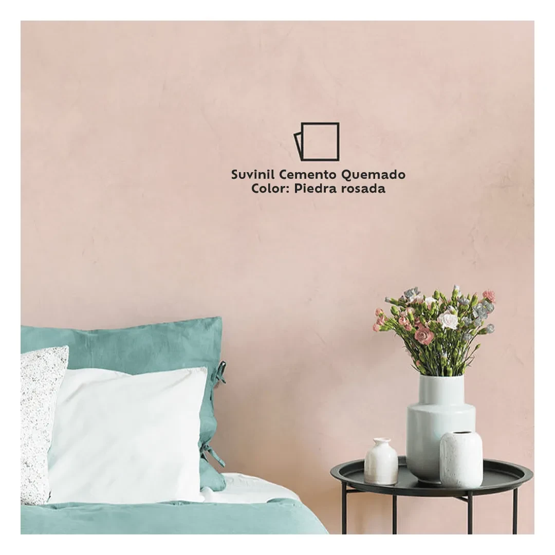 PINTURA EFECTO CEMENTO QUEMADO PIEDRA ROSADA 5KG SUVINIL2