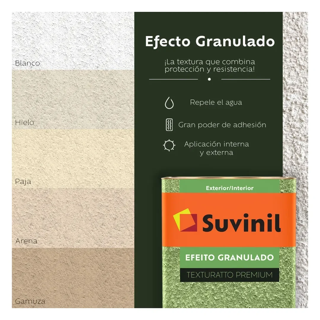 PINTURA TEXTURADO EFECTO GRANULADO BLANCO 23KG SUVINIL3