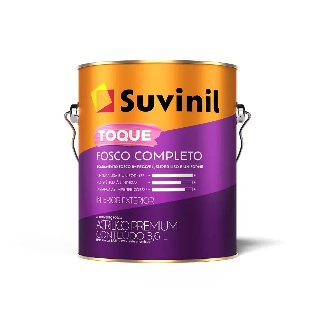 PINTURA LATEX MATE COMPLETO 3.6 LITROS SUVINIL1