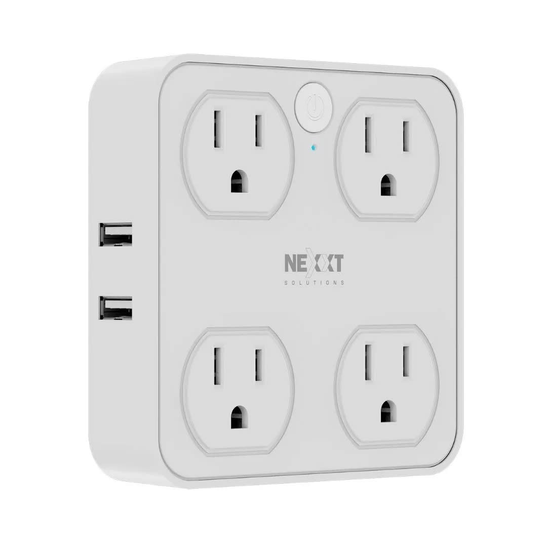 ENCHUFE SMART 4 TOMAS 2 USB-A Y 2 USB-C NEXXT SM8
