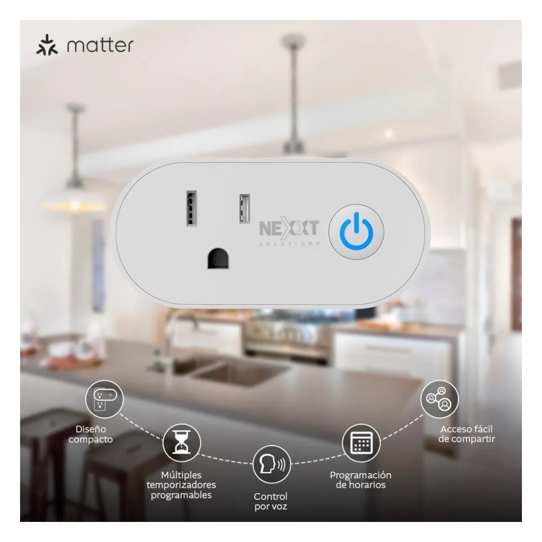 ENCHUFE SMART NHP-S611 MATTER SM1