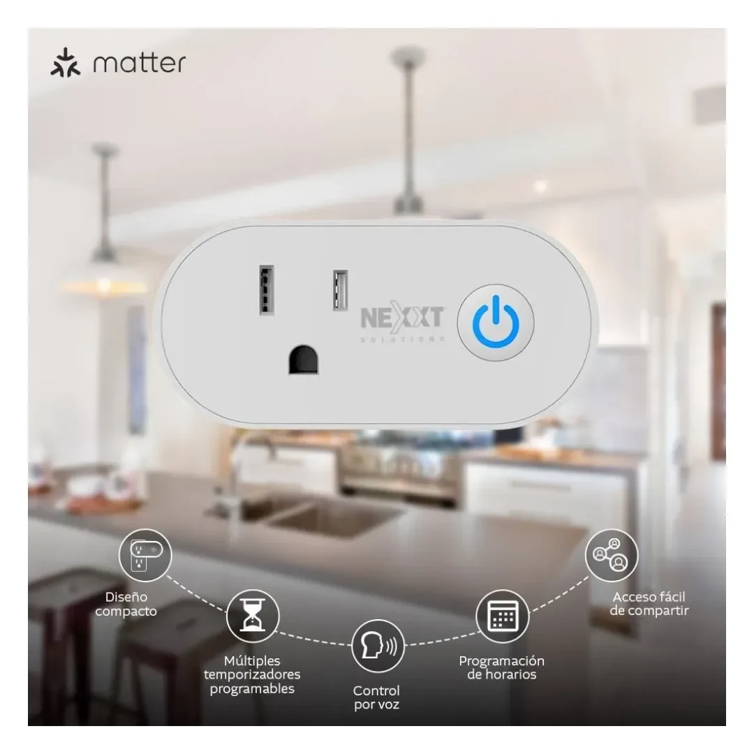 ENCHUFE SMART NHP-S611 MATTER SM5