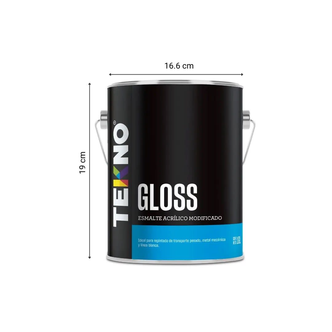 TEKNOGLOS ALUMINIO 1 GALON TEKNO3
