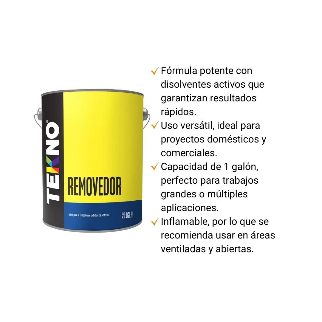 REMOVEDOR DE PINTURAS 1 GALON TEKNO6