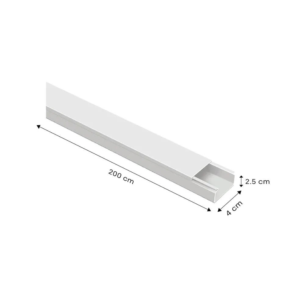 CANALETA CERRADA PVC BLANCO 40X25MM MUTLUSAN2