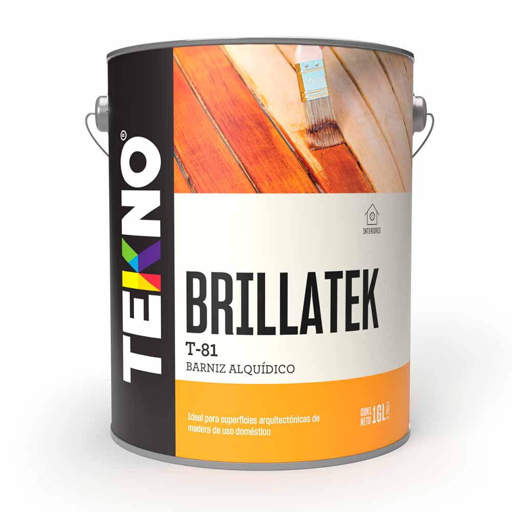 BARNIZ BRILLANTE T81 TRANSPARENTE 1 GALON TEKNO
