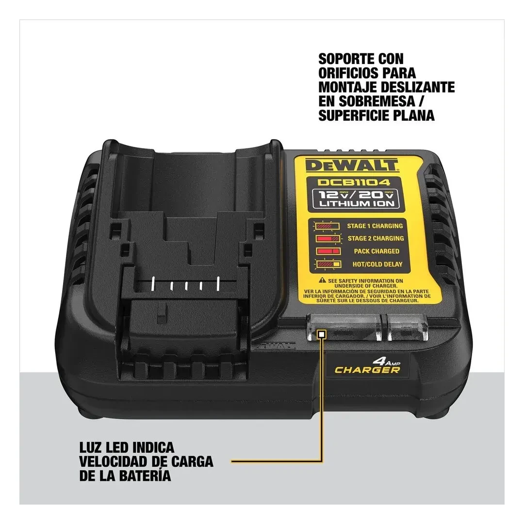 TALADRO PERCUTOR INALAMBRICO DCD796B-K3 1/2 20V XR 70NM + BATERIA 20V 2AH + CARGADOR DEWALT9