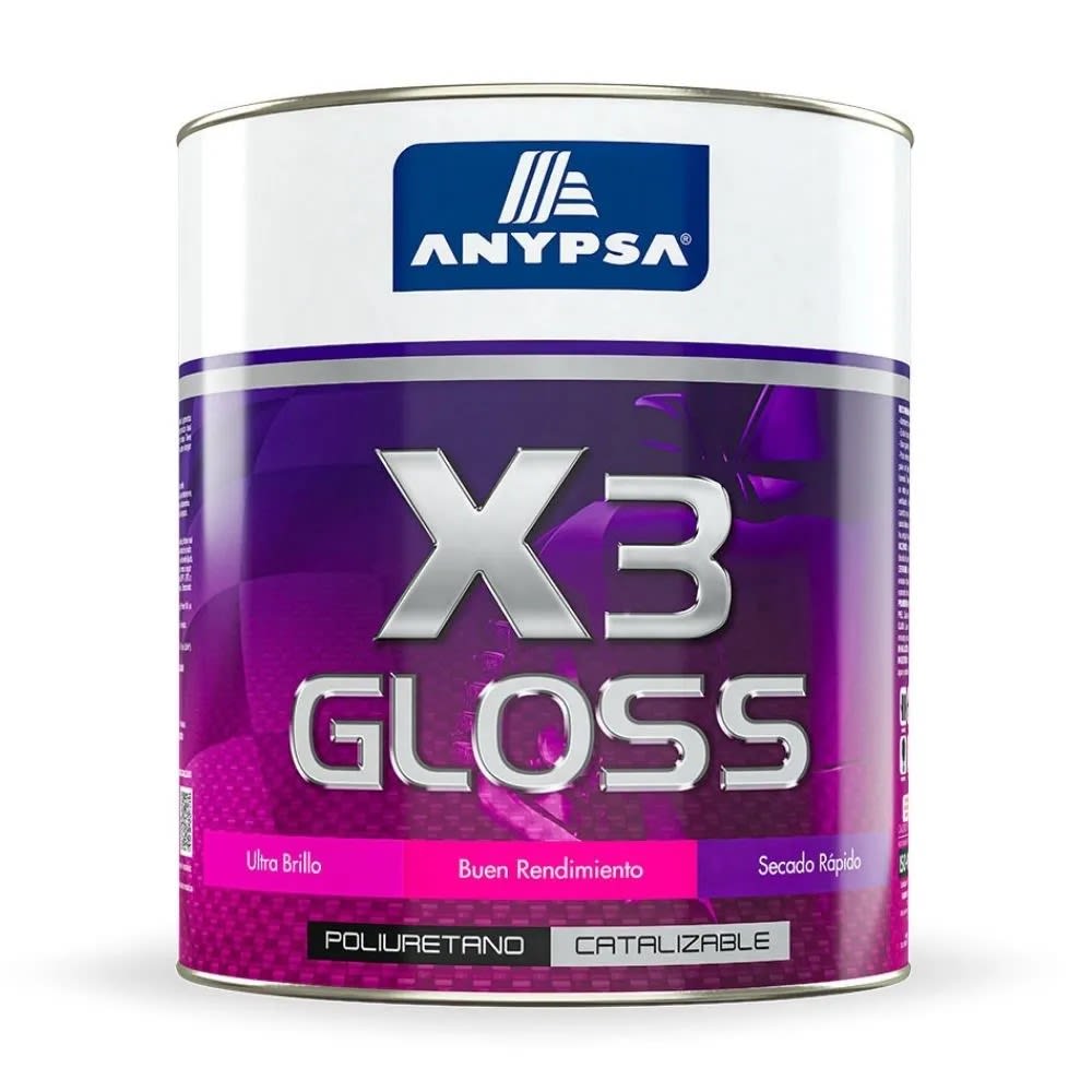 GLOSS POLIURETANO X-3 BLANCO 3.785L ANYPSA1
