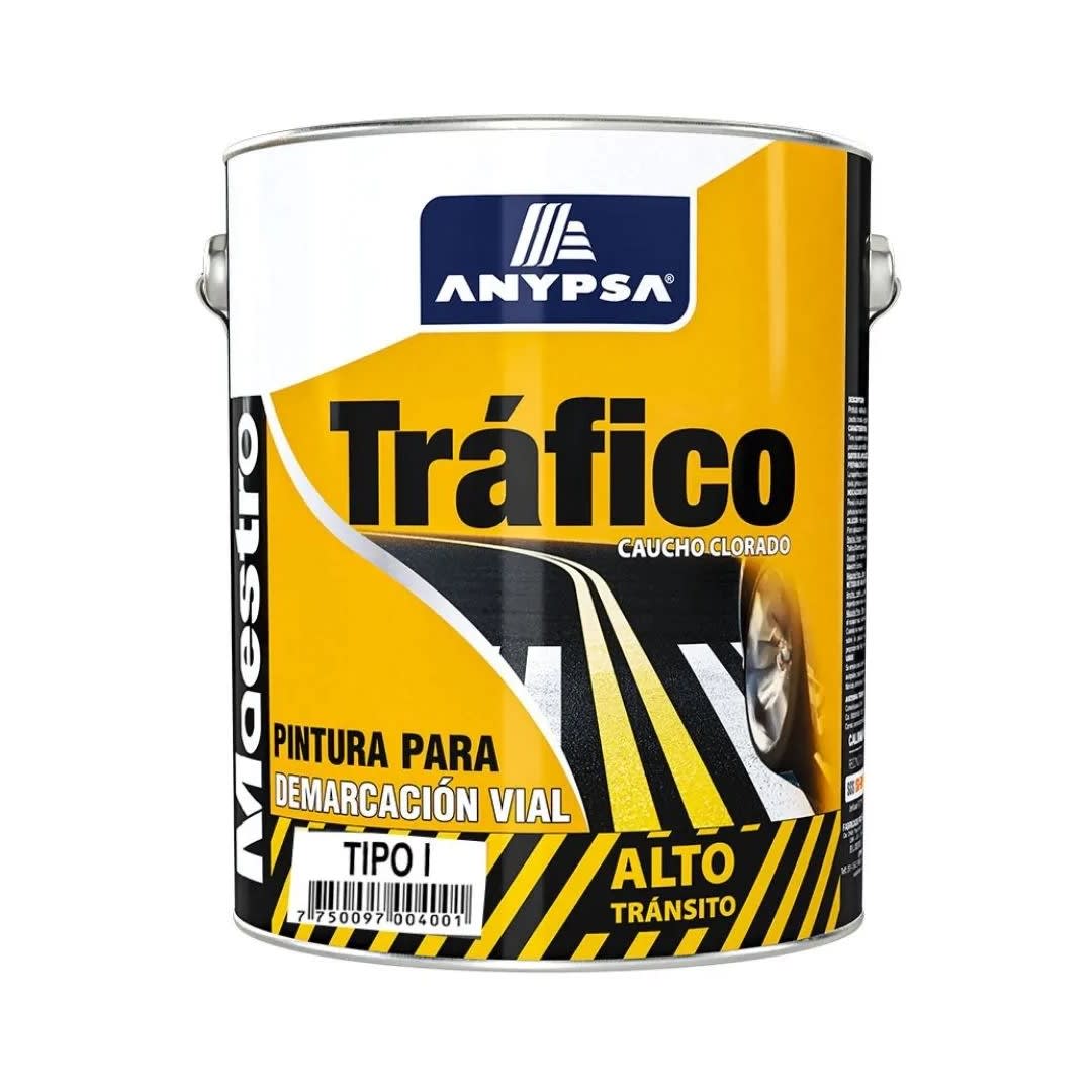 PINTURA PARA TRAFICO BLANCO 3.785L ANYPSA1