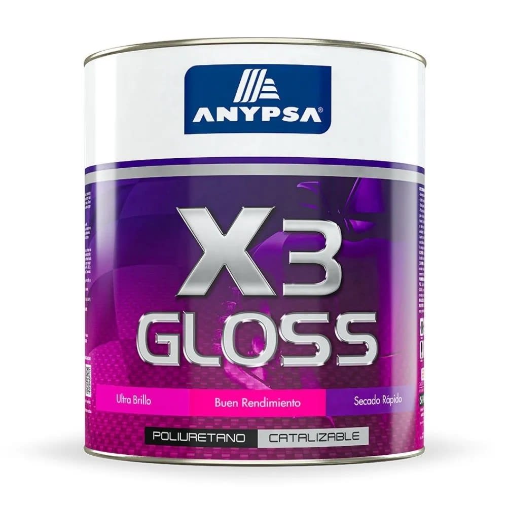 GLOSS POLIURETANO X-3 NEGRO 3.785L ANYPSA1