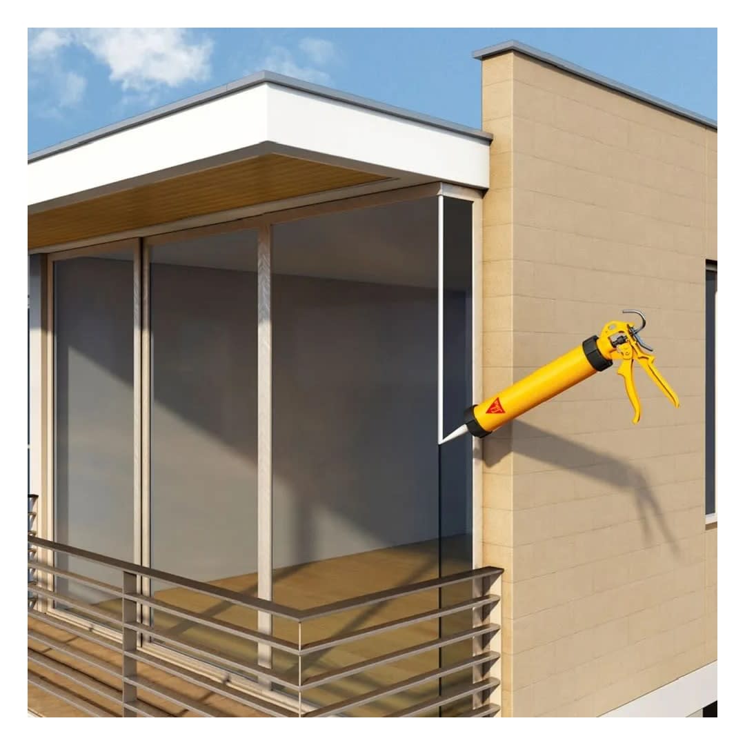 SELLANTE DE SILICONA ACETICA CON FUNGICIDAS SIKASIL IA BLANCO 280ML SIKA2