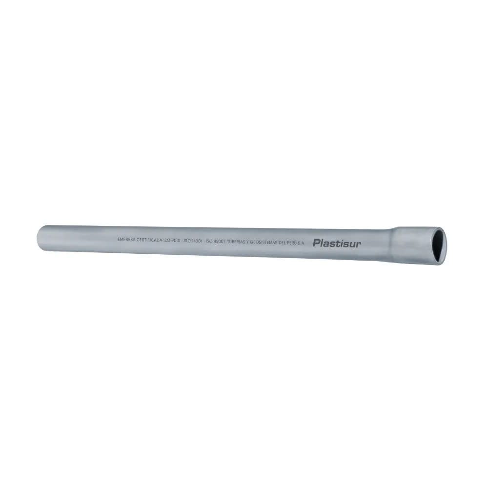 TUBO PVC PLASTISUR 1/2'' X 3M LUZ SAP SM1