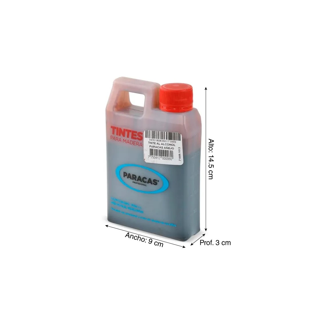 TINTE PARA MADERA AÑEJO VERDE CONCENTRADO 0.25 L PARACAS1