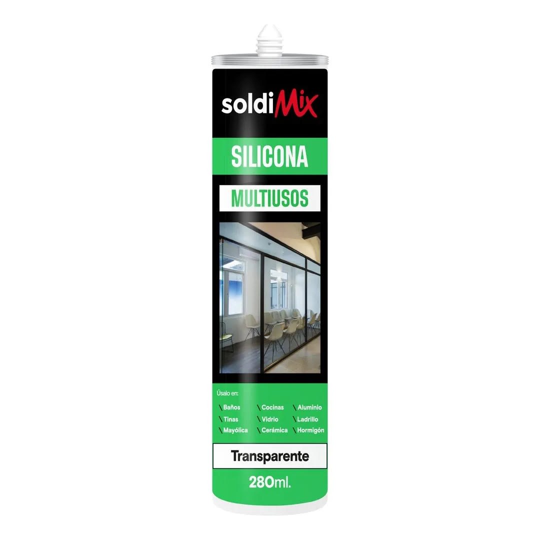 SILICONA MULTIUSOS TRANSPARENTE 280ML SOLDIMIX