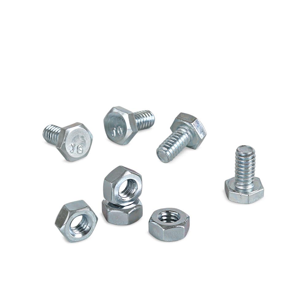 PERNO HEXAGONAL + TUERCA CG2 1/4X1/2'' X 4 UNIDADES SM