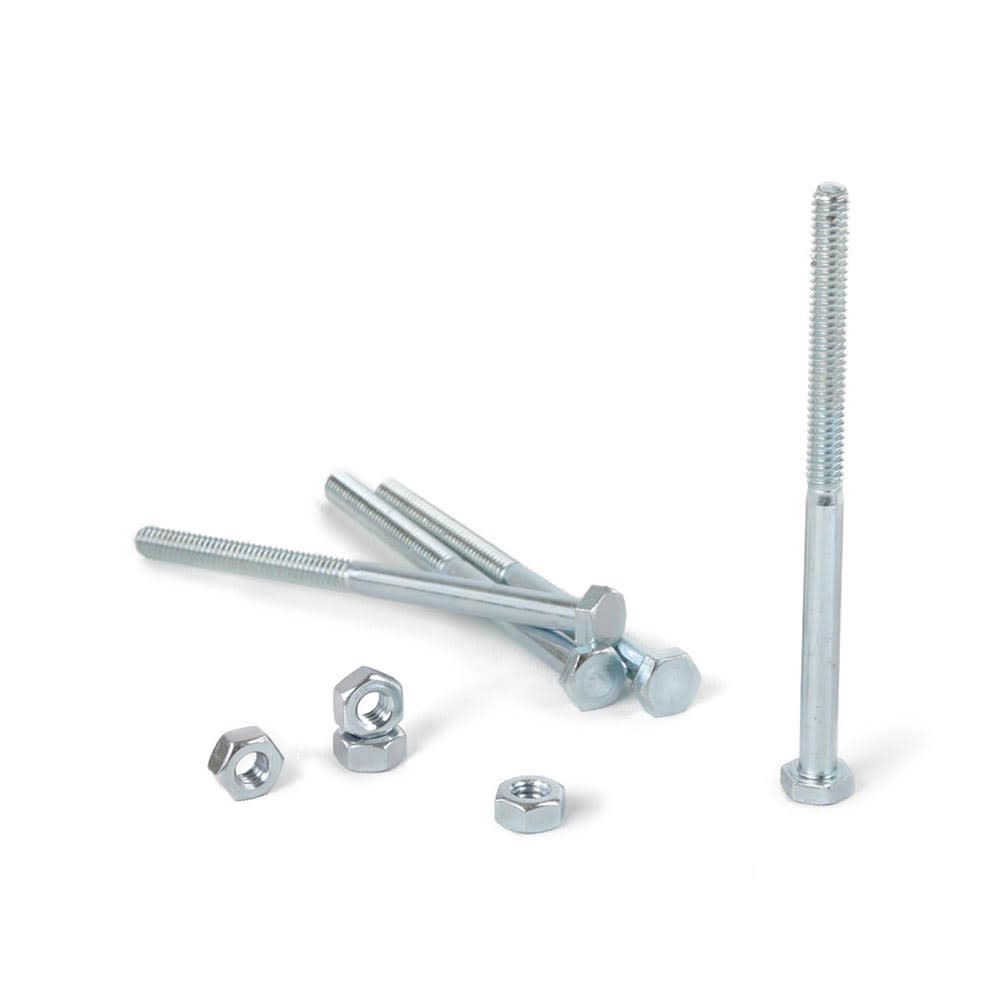 PERNO HEXAGONAL + TUERCA CG2 1/4X4'' X 4 UNIDADES SM