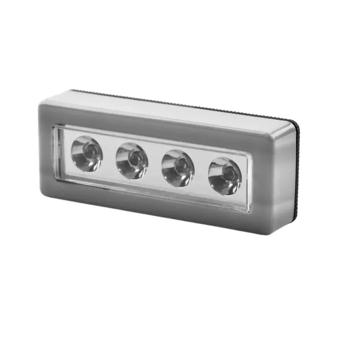 LUZ DE TOQUE EN PLATA DE 4 LED WERKEN