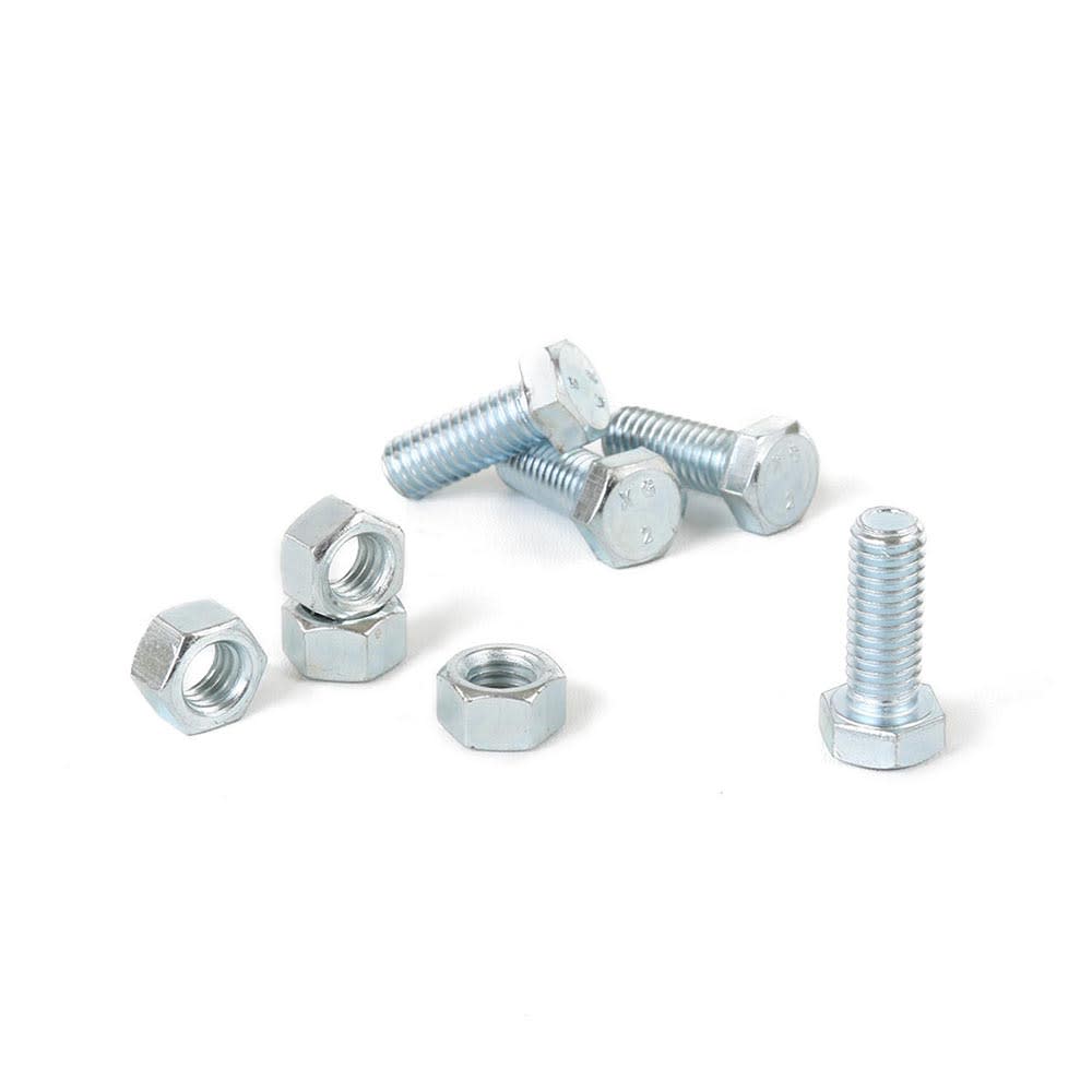 PERNO HEXAGONAL + TUERCA CG2 3/8X1'' X 4 UNIDADES SM