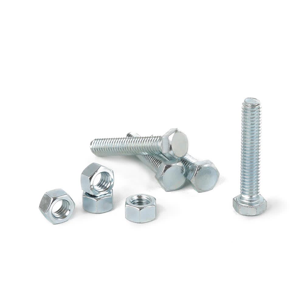 PERNO HEXAGONAL + TUERCA CG2 3/8X2'' X 4 UNIDADES SM