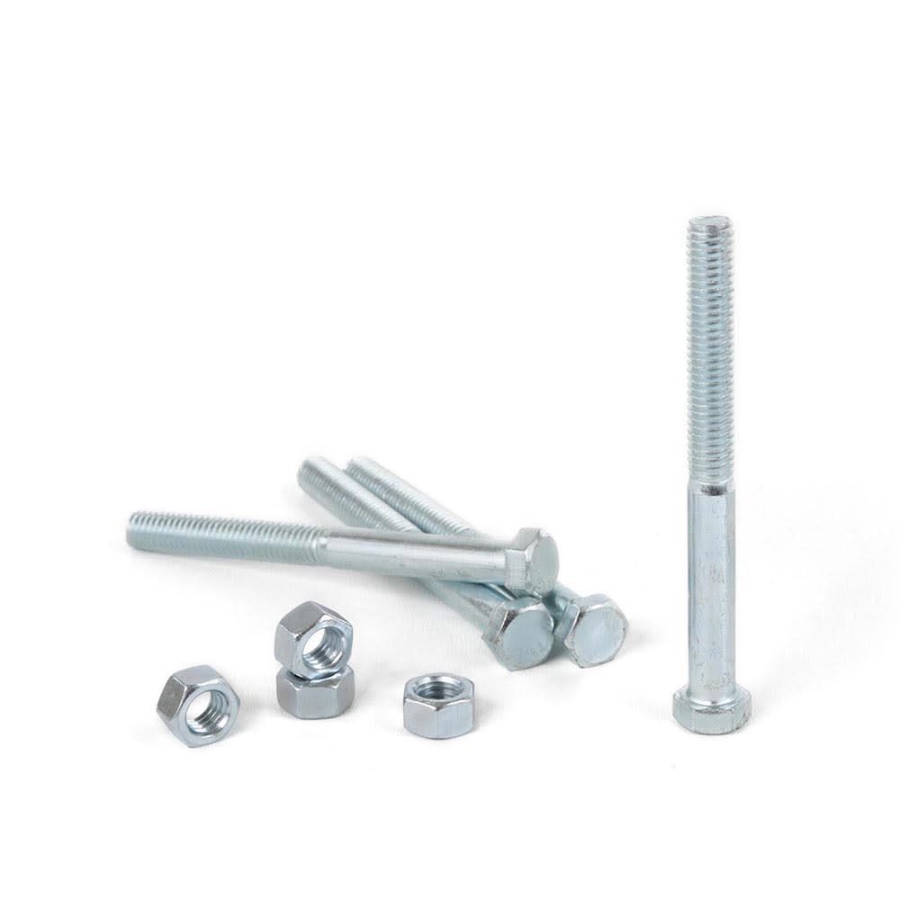 PERNO HEXAGONAL + TUERCA CG2 3/8X4'' X 4 UNIDADES SM