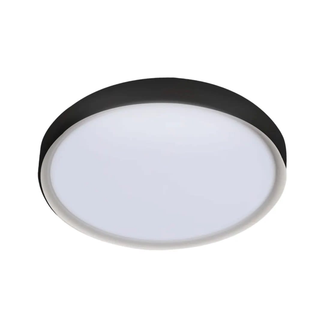 PLAFON LED 48W TRICOLOR 3CCT NEGRO DIXON1
