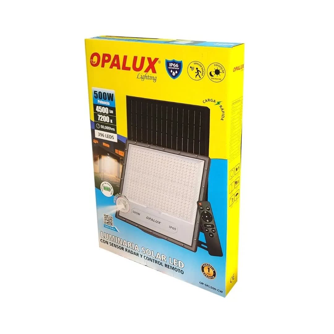 REFLECTOR LED SOLAR 150W LUZ FRIA OPALUX1