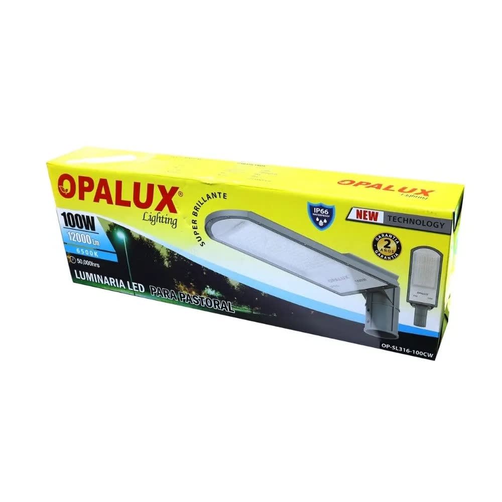 LUMINARIA PASTORAL 100W LUZ FRIA OPALUX1