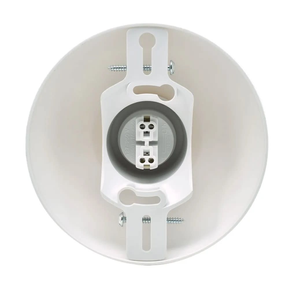 WALL SOCKET (BASE + TAPA) 100W E-27 BLANCO BTICINO2