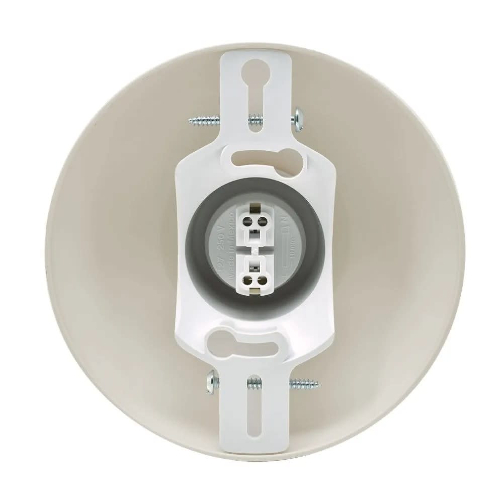 WALL SOCKET (BASE + TAPA) 100W E-27 MARFIL BTICINO2