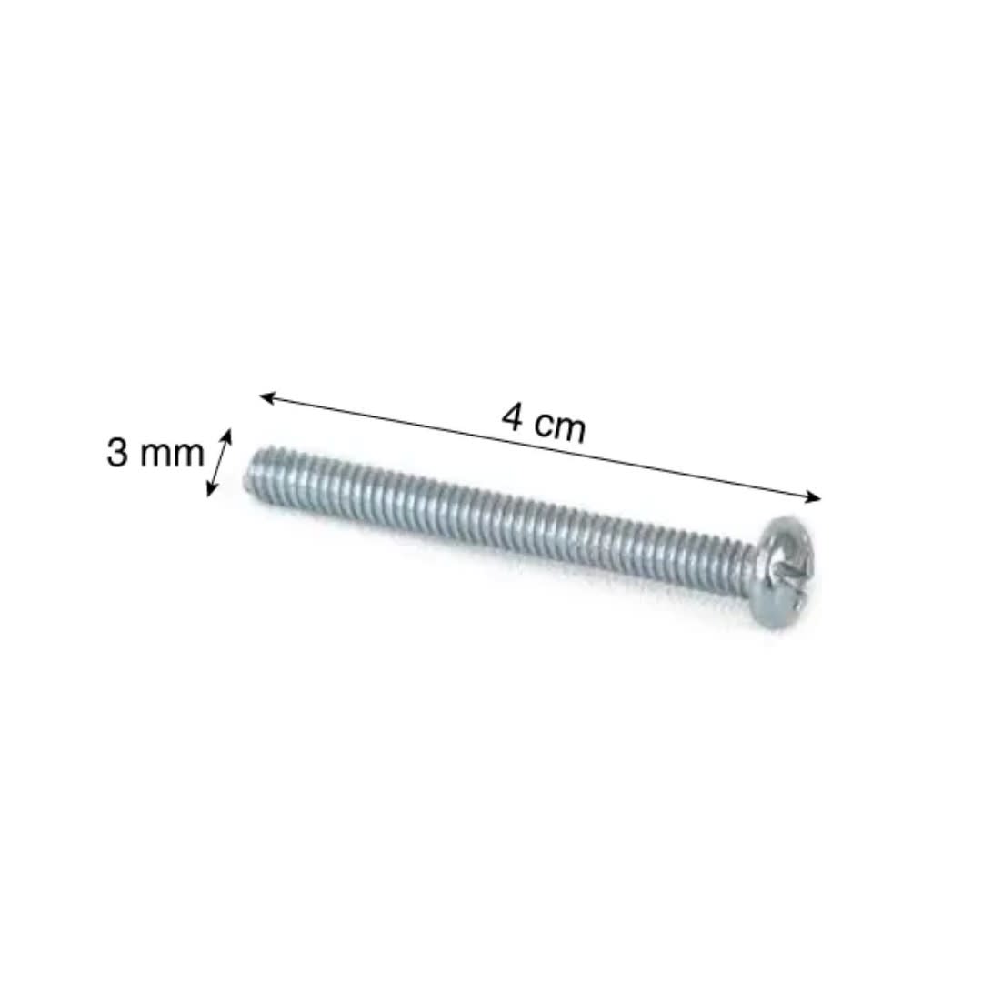 TORNILLO STOVEBOLT 5/32X11/2' ACERO ZINCADO 10 UNIDADES SM1