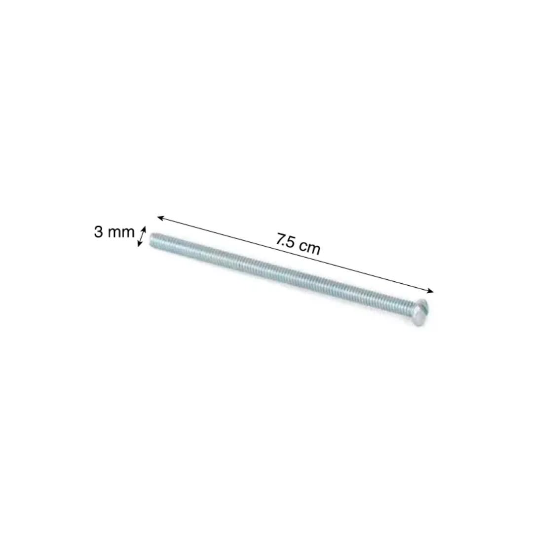 TORNILLO STOVEBOLT 5/32X3'' X 10 UNIDADES SM1