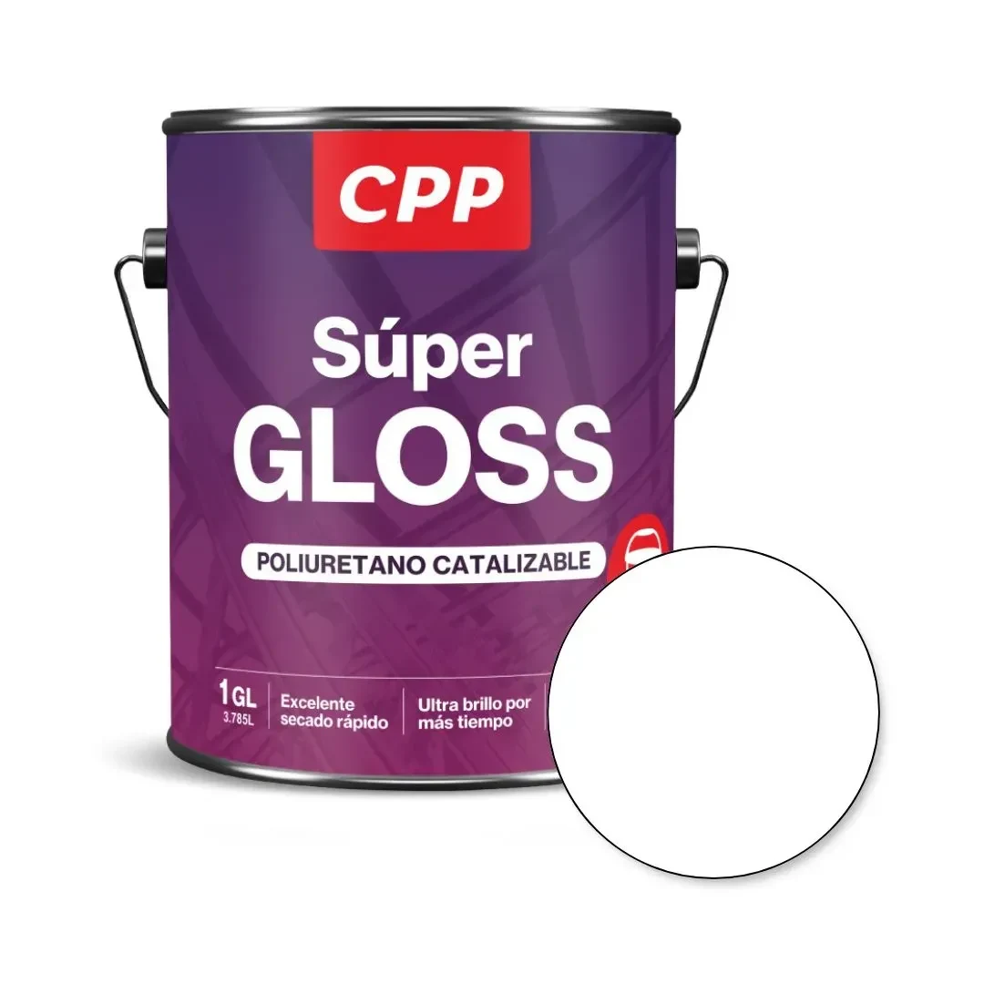 ESMALTE SUPER GLOSS BLANCO MATE 1 GALON CPP