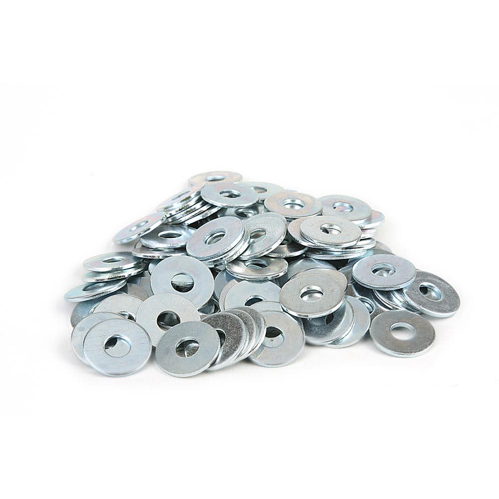 ARANDELA PLANA 1/4'' X 100 UNIDADES SM