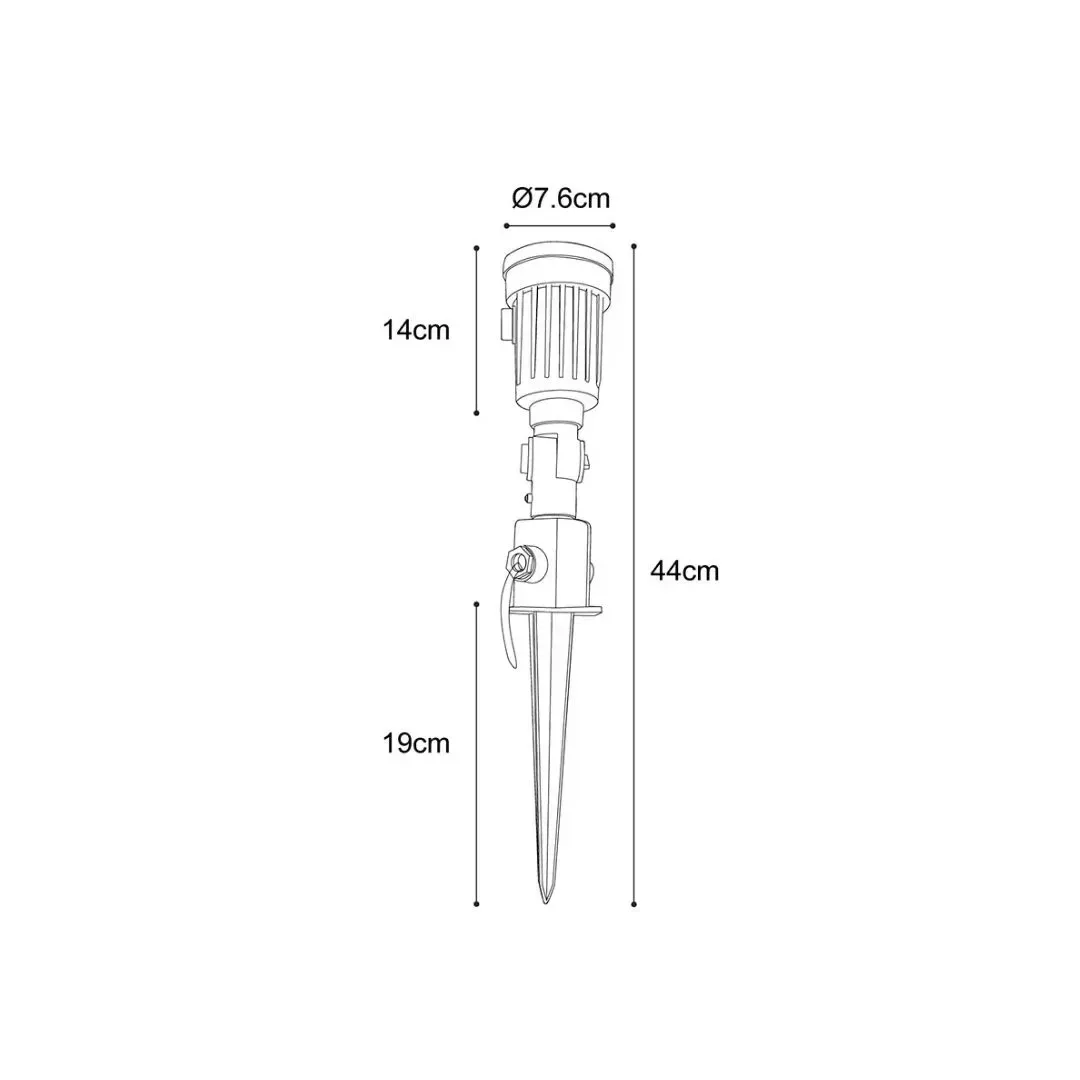 ESTACA PARA JARDIN E27 100W LIGHTECH2