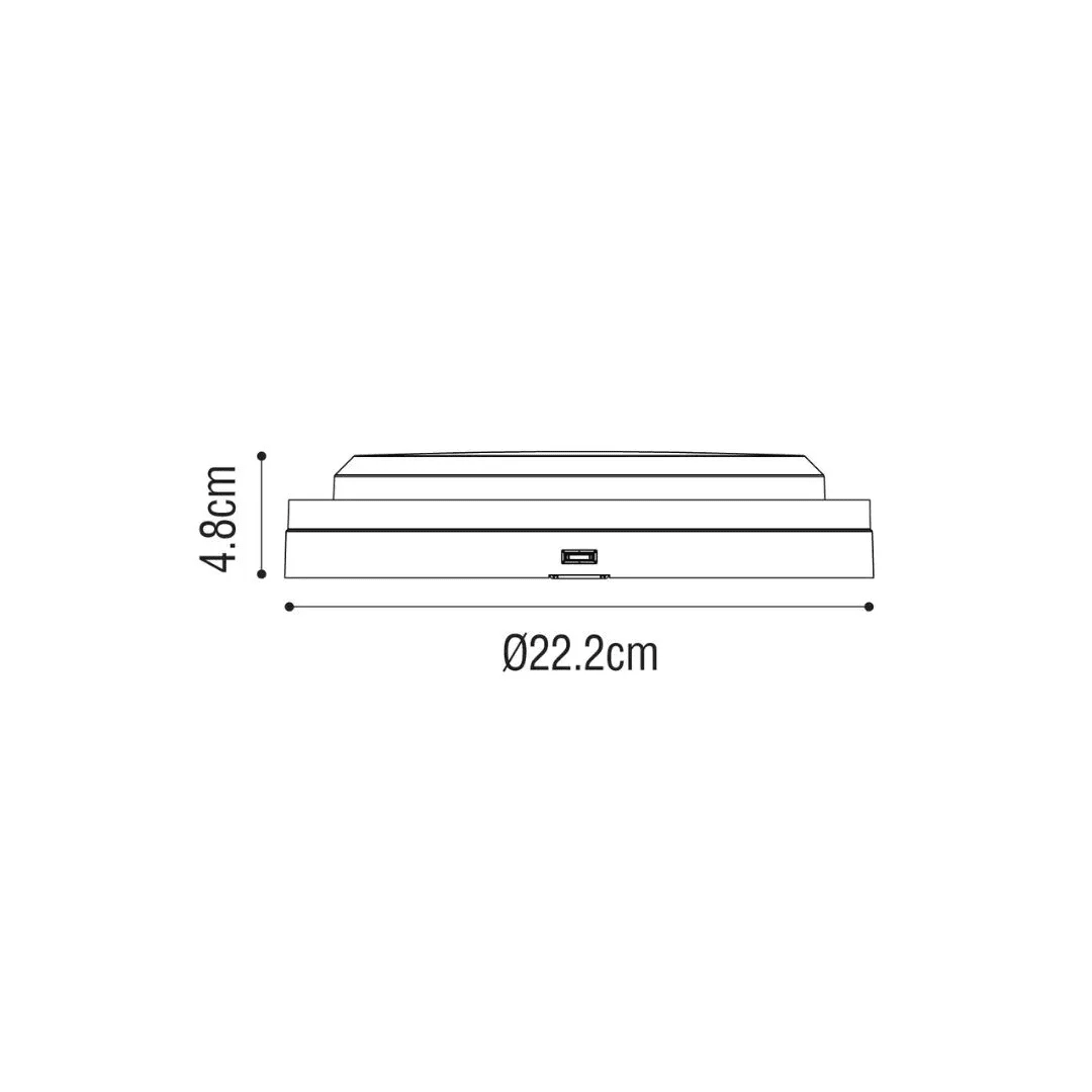 PLAFON DE EXTERIOR LED KALA 20W 3CCT IP65 LIGHTECH2