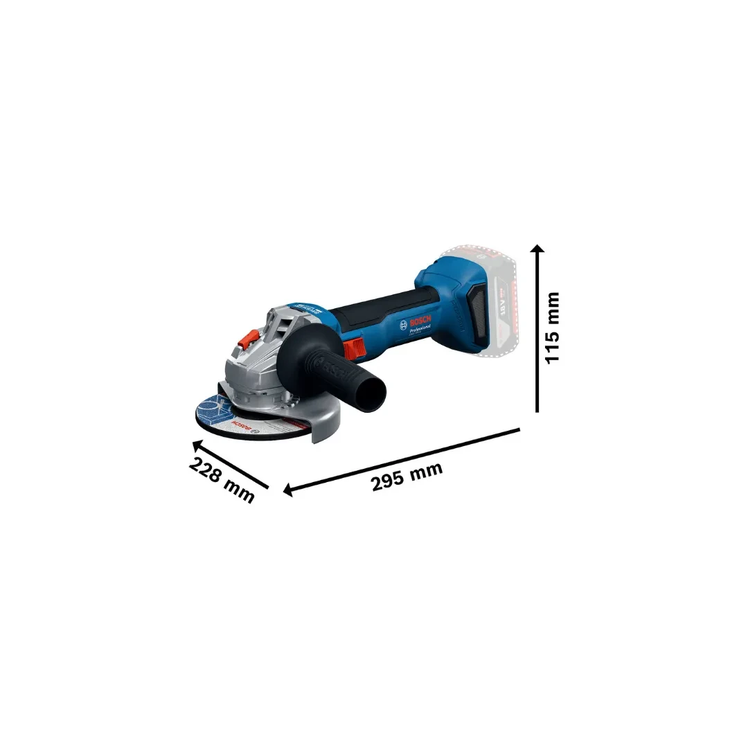 AMOLADORA INALAMBRICA GWS18V-8 SIN BATERIA BOSCH5